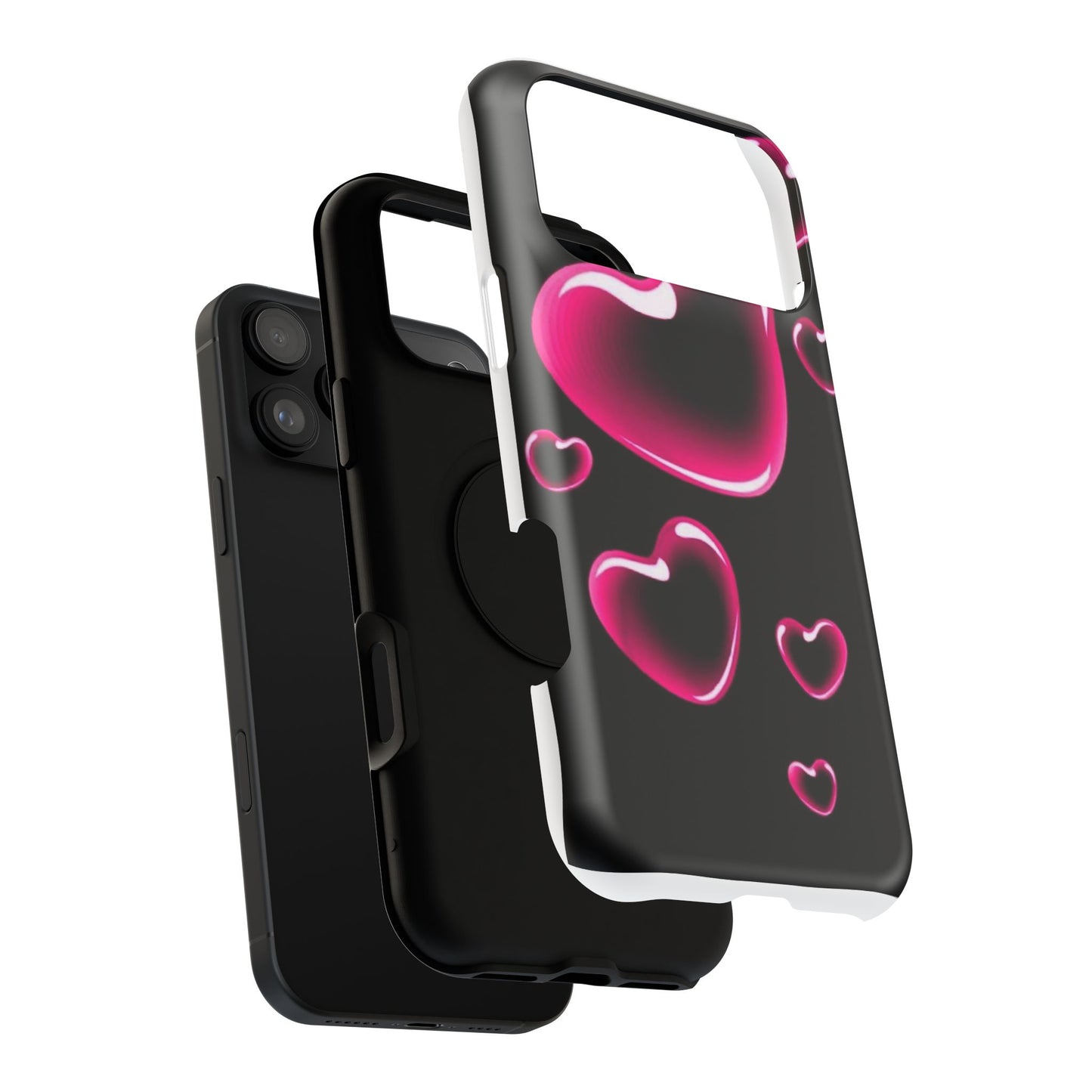 Purple Goth Collage Impact Phone Case — "Think Very Deeply" Protective Cover