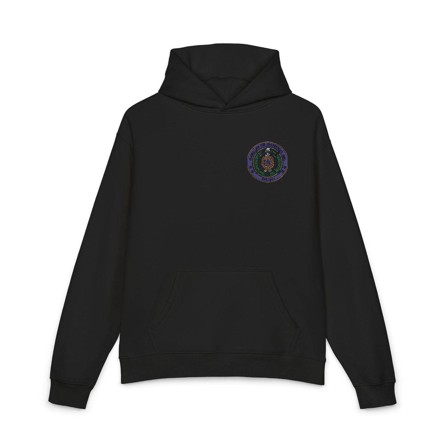 Relaxed Hoodie - Celestial Mandala Emblem Cozy Pullover