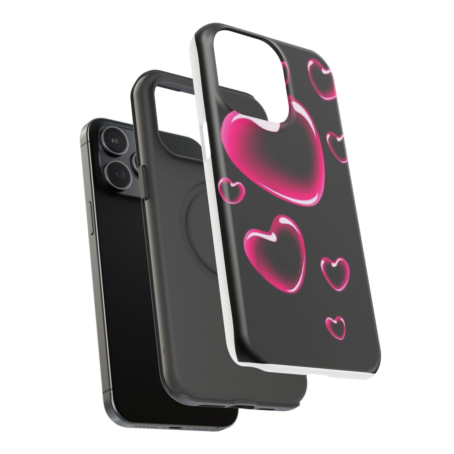 Purple Goth Collage Impact Phone Case — "Think Very Deeply" Protective Cover