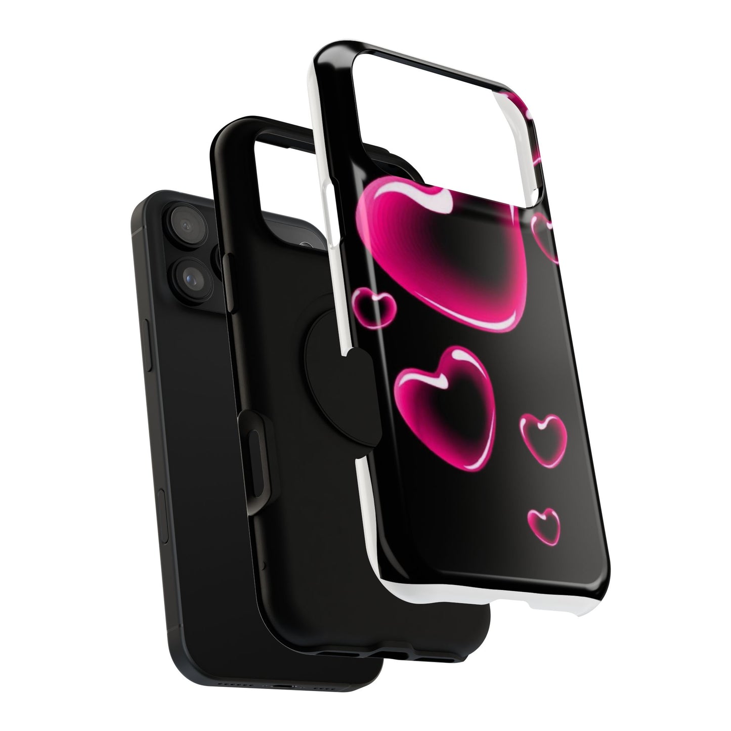 Purple Goth Collage Impact Phone Case — "Think Very Deeply" Protective Cover