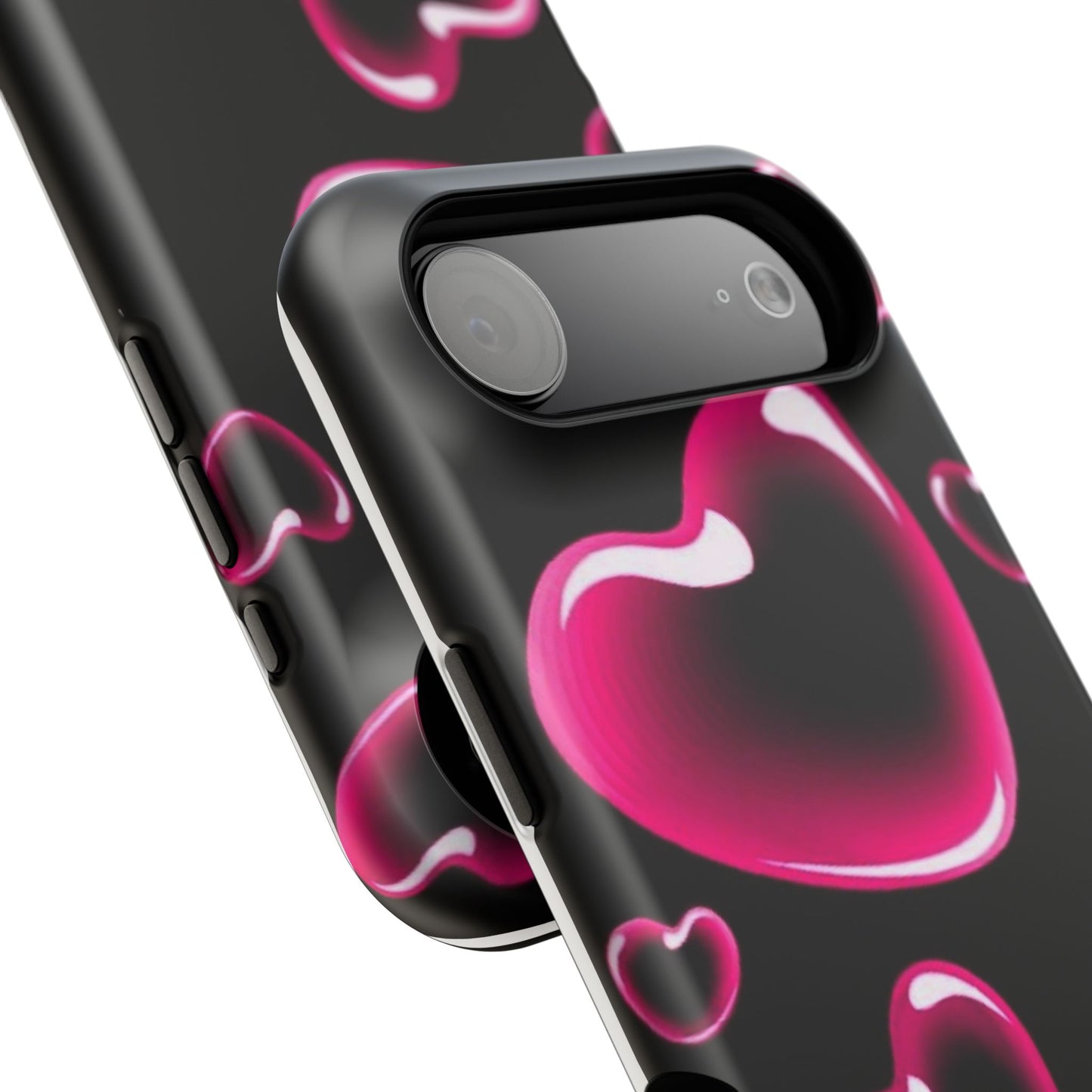 Purple Goth Collage Impact Phone Case — "Think Very Deeply" Protective Cover