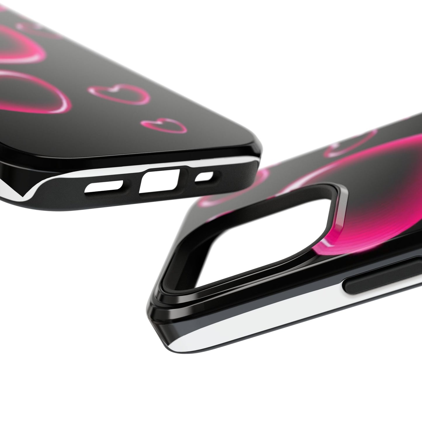Purple Goth Collage Impact Phone Case — "Think Very Deeply" Protective Cover