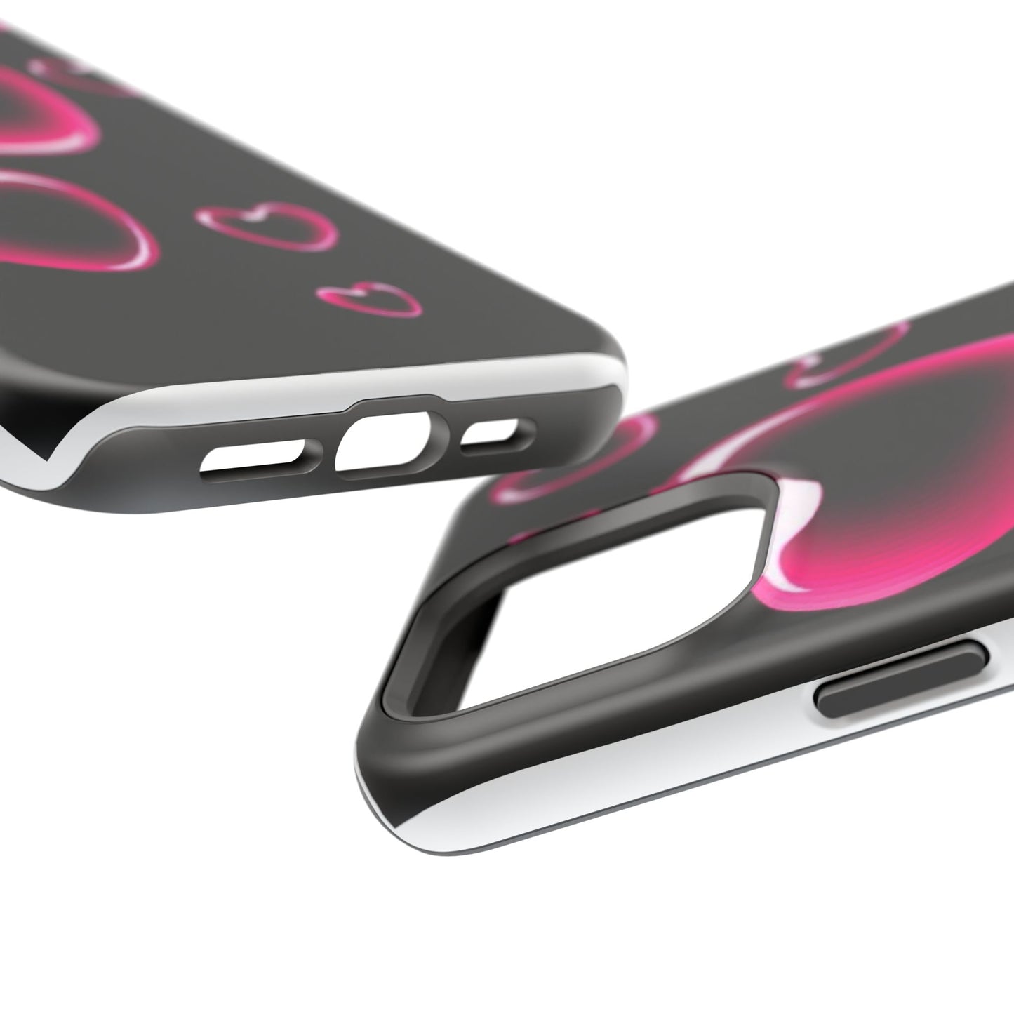 Purple Goth Collage Impact Phone Case — "Think Very Deeply" Protective Cover