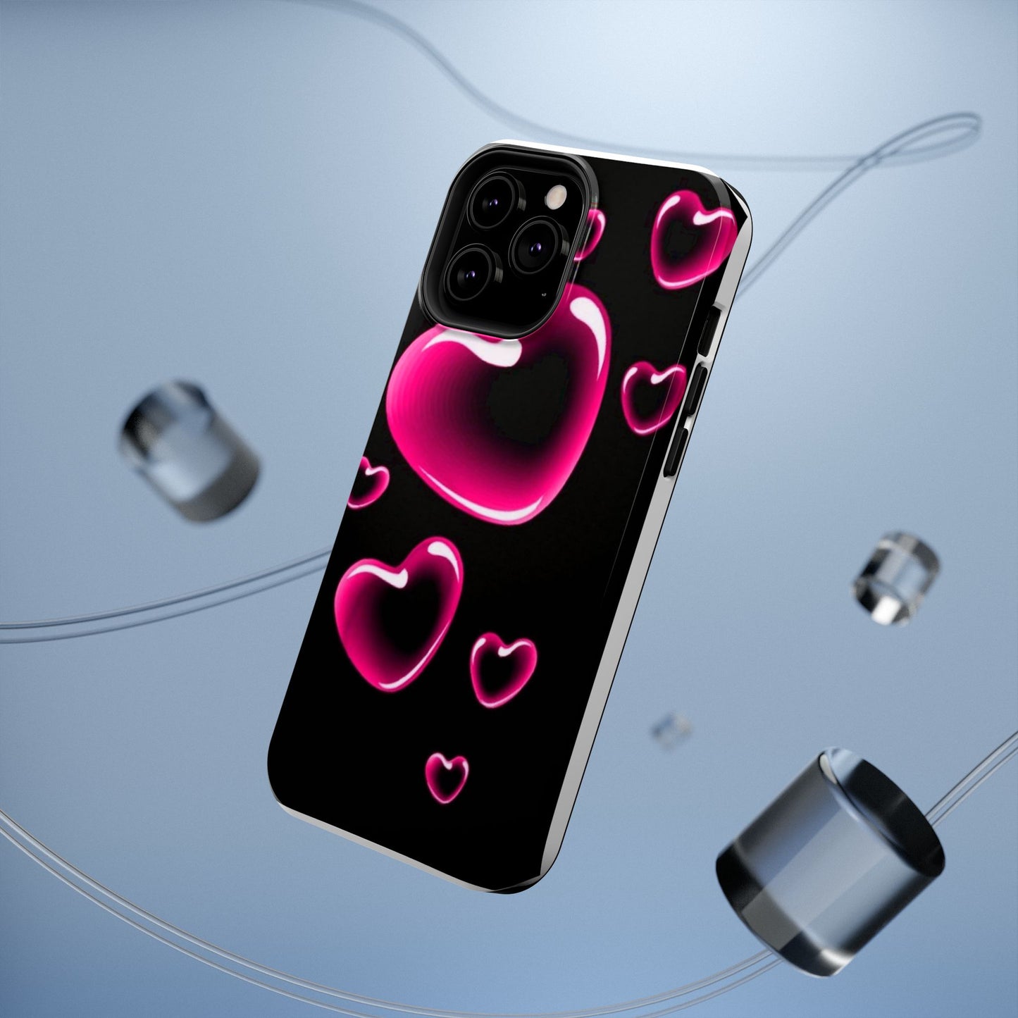 Purple Goth Collage Impact Phone Case — "Think Very Deeply" Protective Cover