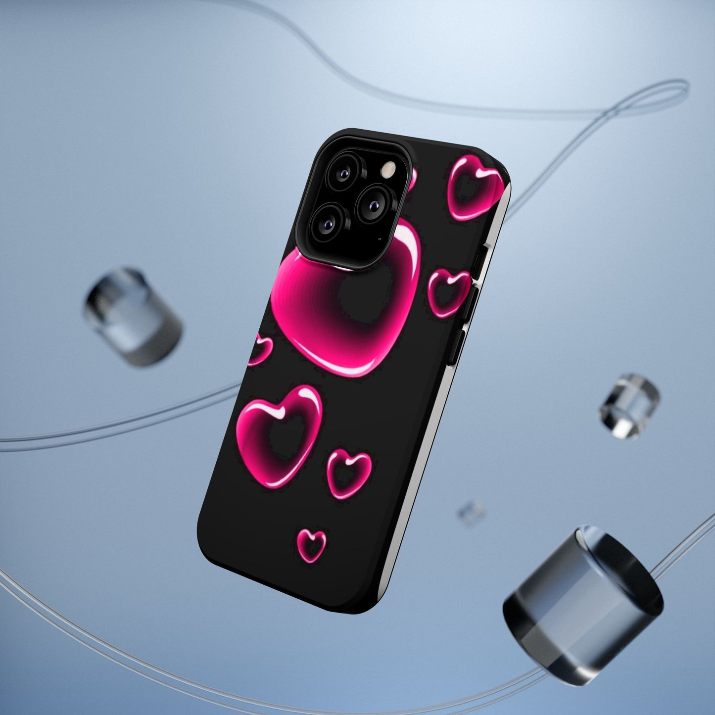 Purple Goth Collage Impact Phone Case — "Think Very Deeply" Protective Cover