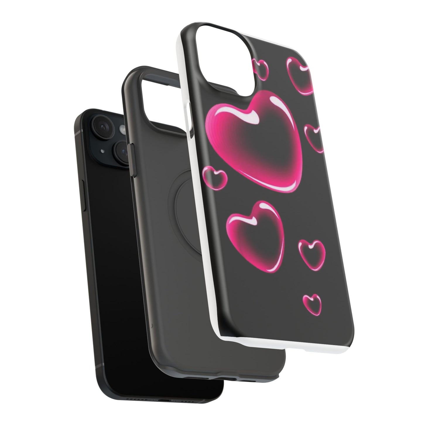 Purple Goth Collage Impact Phone Case — "Think Very Deeply" Protective Cover