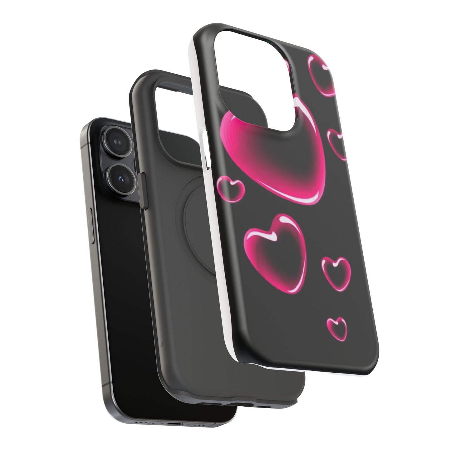 Purple Goth Collage Impact Phone Case — "Think Very Deeply" Protective Cover