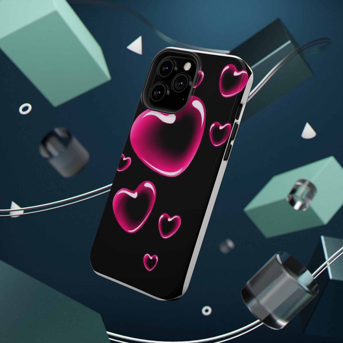 Purple Goth Collage Impact Phone Case — "Think Very Deeply" Protective Cover