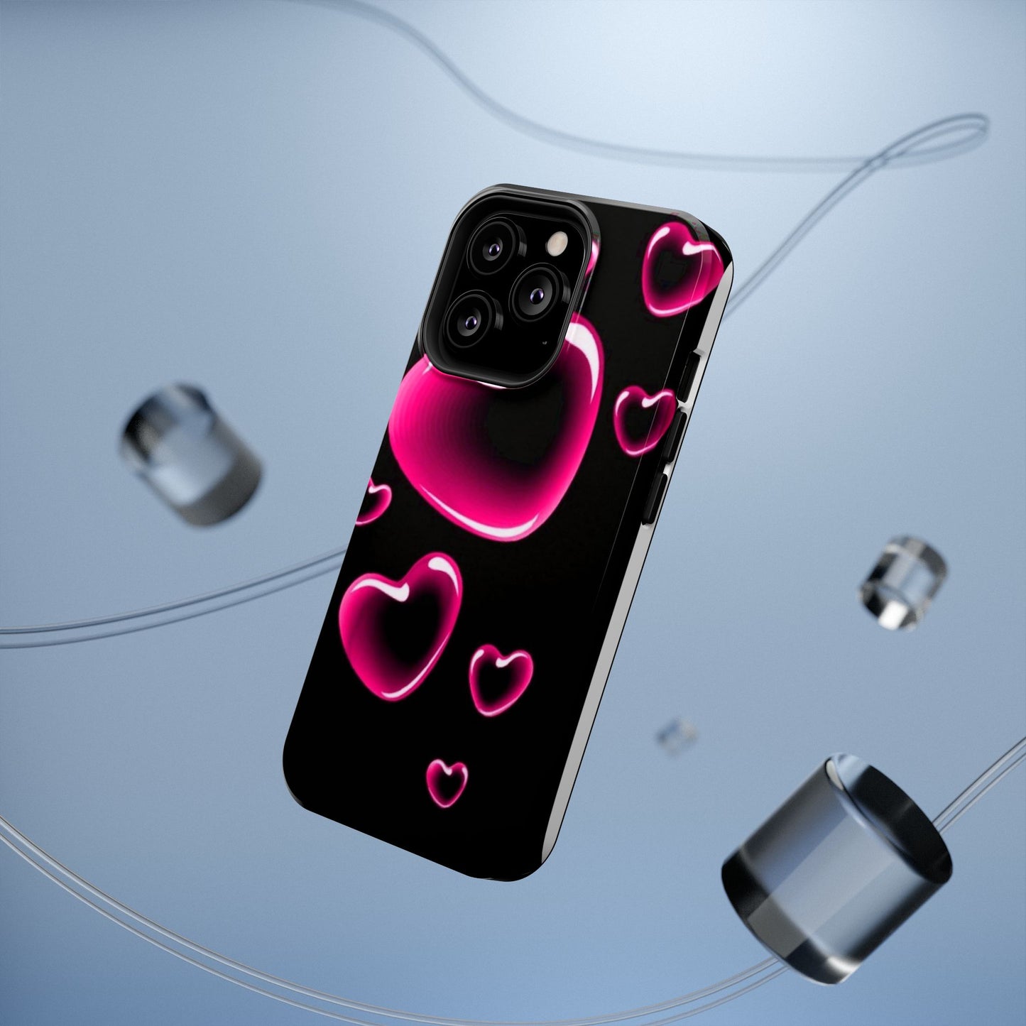 Purple Goth Collage Impact Phone Case — "Think Very Deeply" Protective Cover