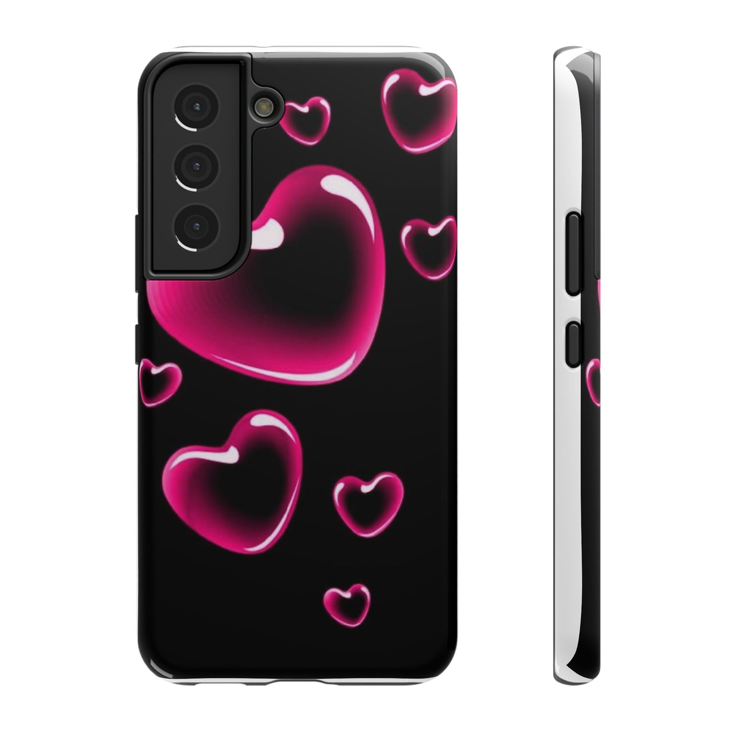 Purple Goth Collage Impact Phone Case — "Think Very Deeply" Protective Cover