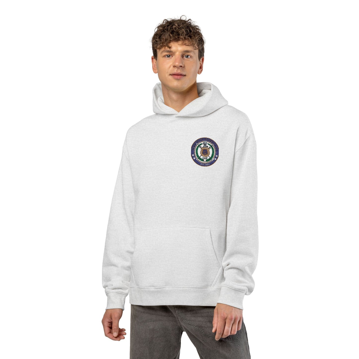 Relaxed Hoodie - Celestial Mandala Emblem Cozy Pullover