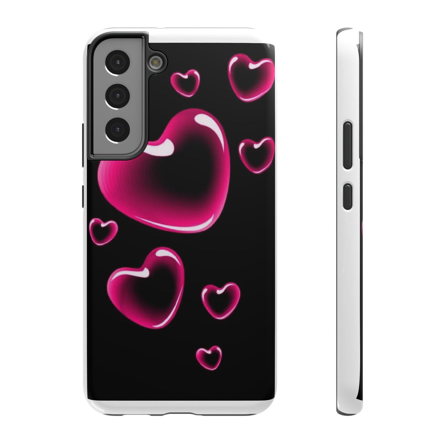 Purple Goth Collage Impact Phone Case — "Think Very Deeply" Protective Cover