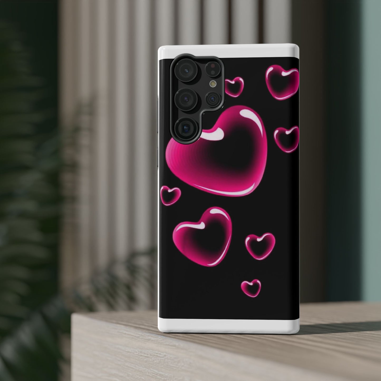 Purple Goth Collage Impact Phone Case — "Think Very Deeply" Protective Cover