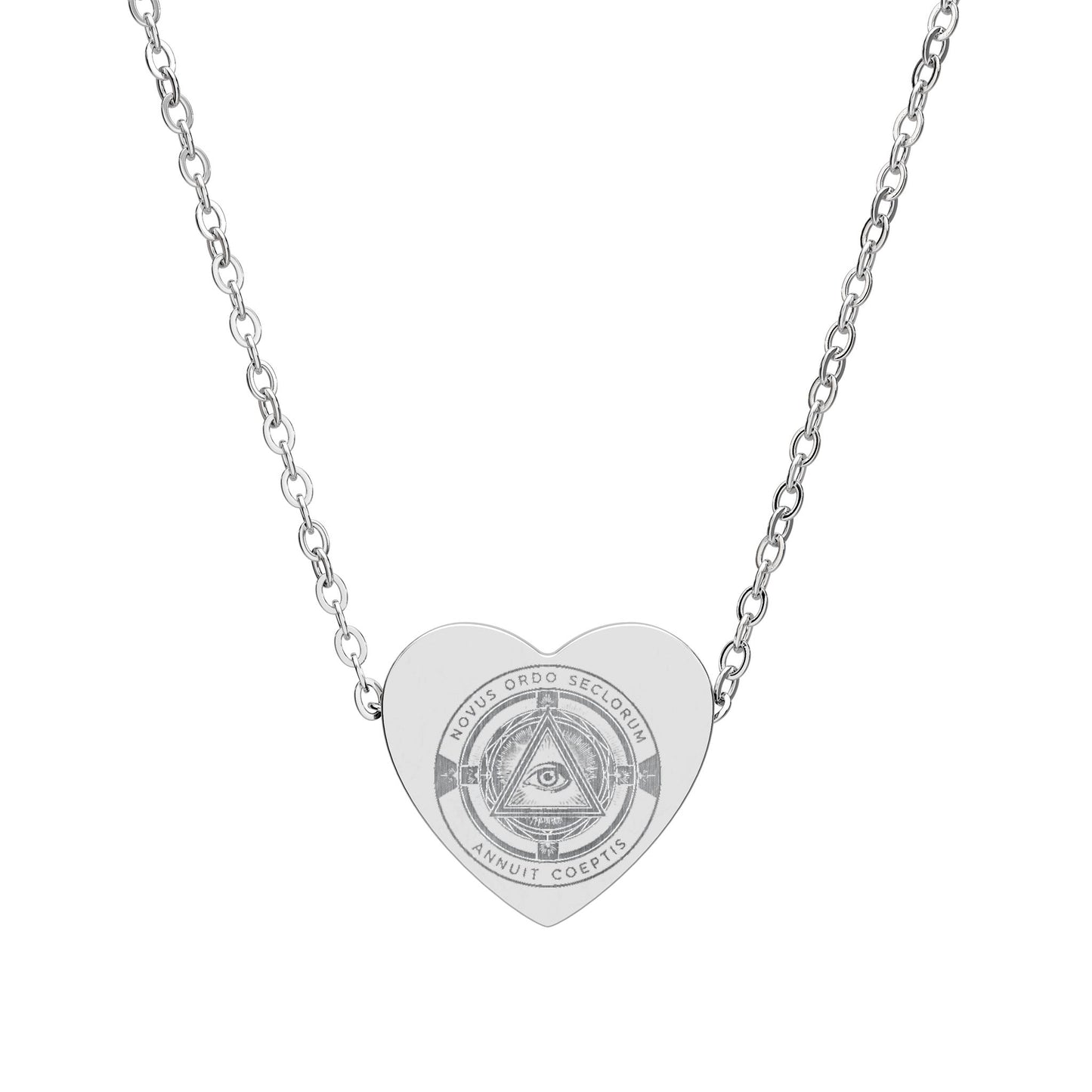 Engravable Heart Necklace – Personalized Soundwave/Message Pendant