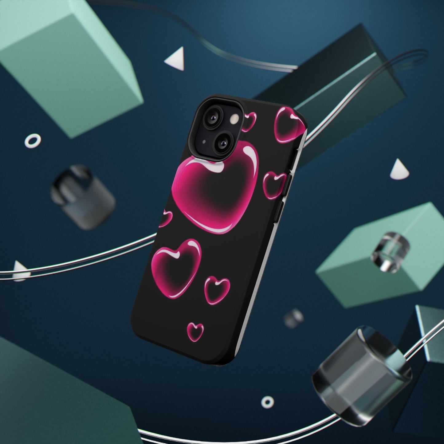 Purple Goth Collage Impact Phone Case — "Think Very Deeply" Protective Cover