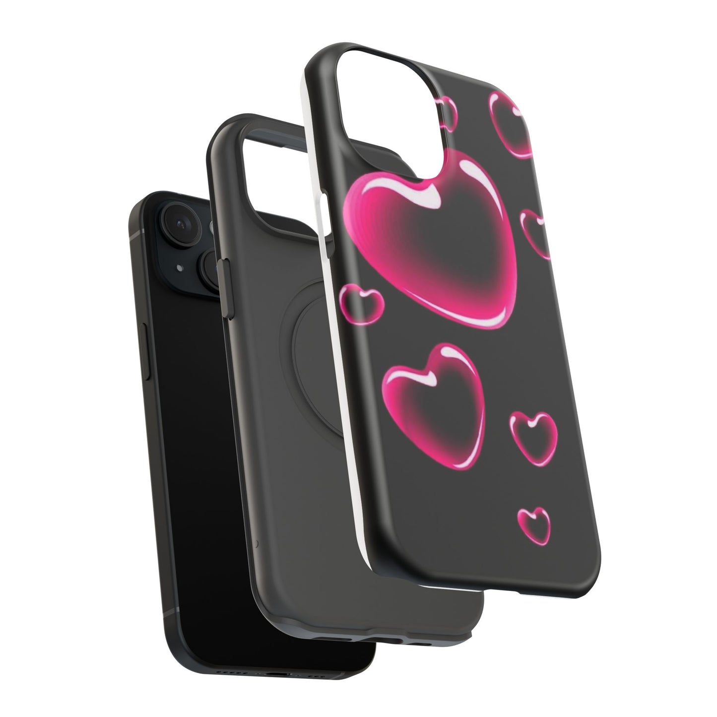 Purple Goth Collage Impact Phone Case — "Think Very Deeply" Protective Cover