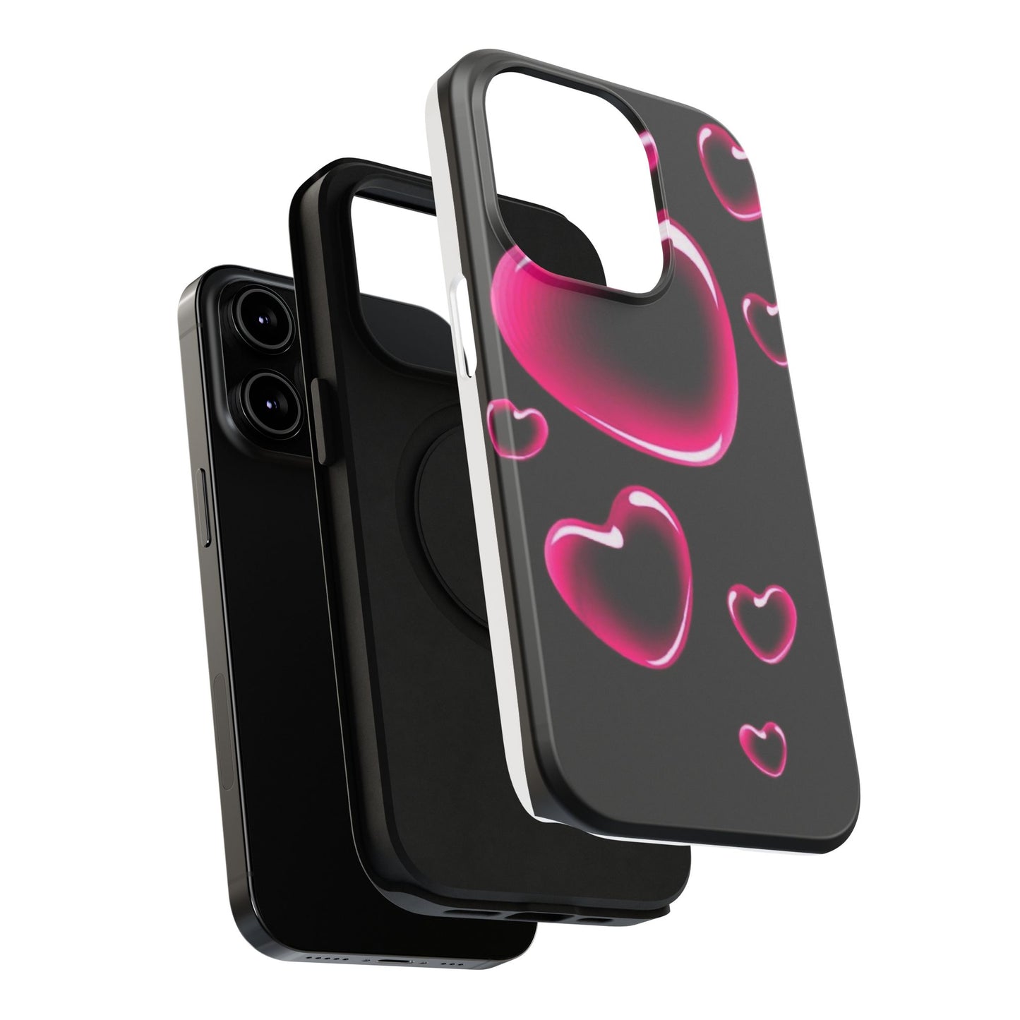 Purple Goth Collage Impact Phone Case — "Think Very Deeply" Protective Cover