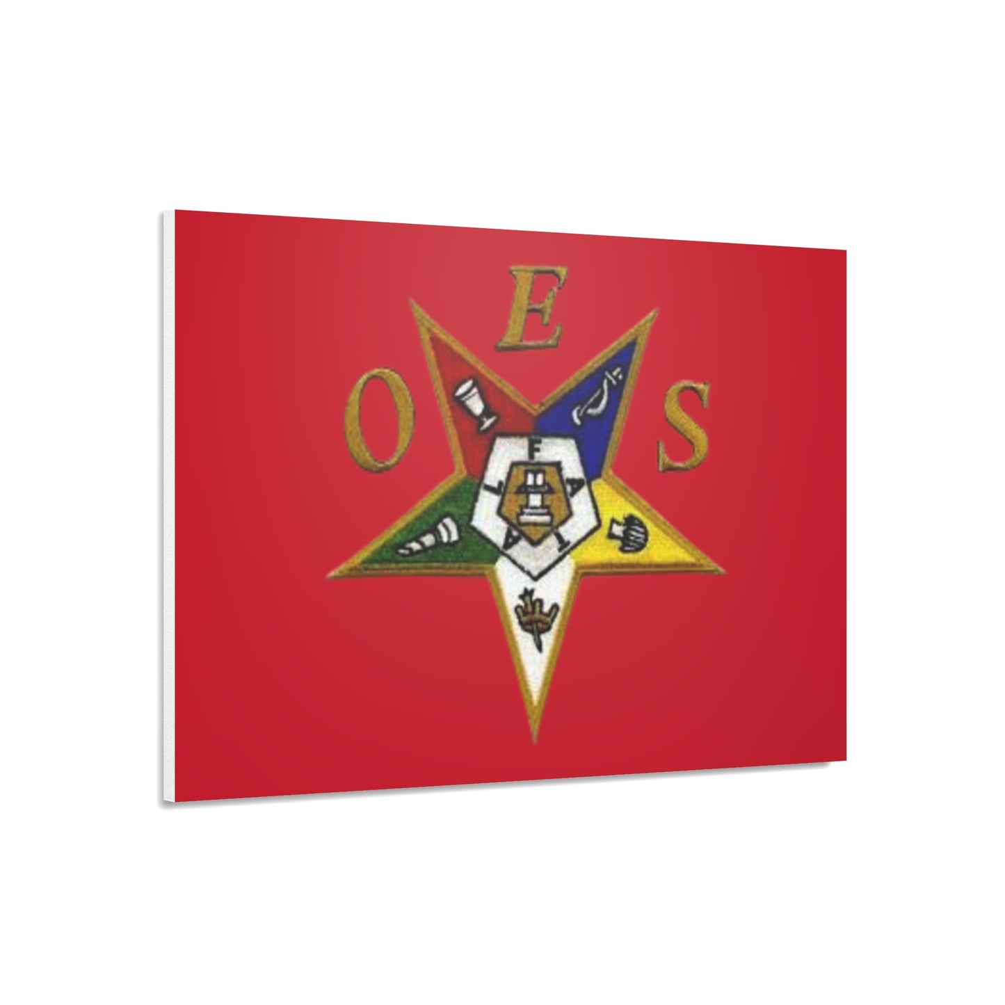 Order of the Eastern Star Star Emblem Foam Board – Masonic Decorative Sign