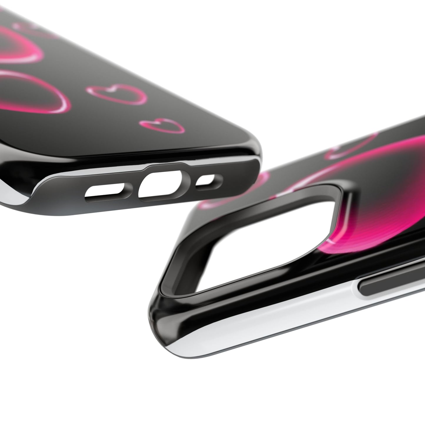 Purple Goth Collage Impact Phone Case — "Think Very Deeply" Protective Cover