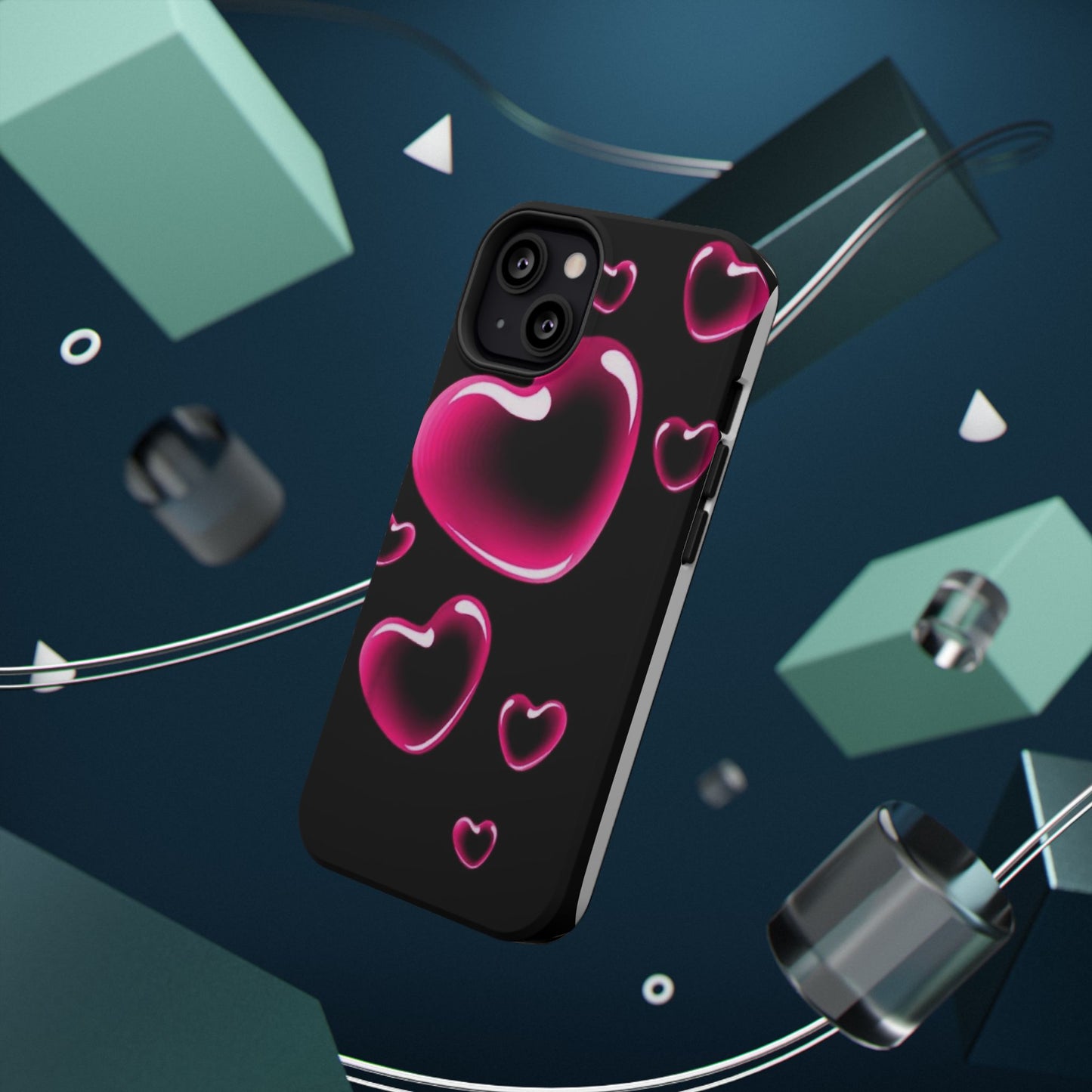 Purple Goth Collage Impact Phone Case — "Think Very Deeply" Protective Cover