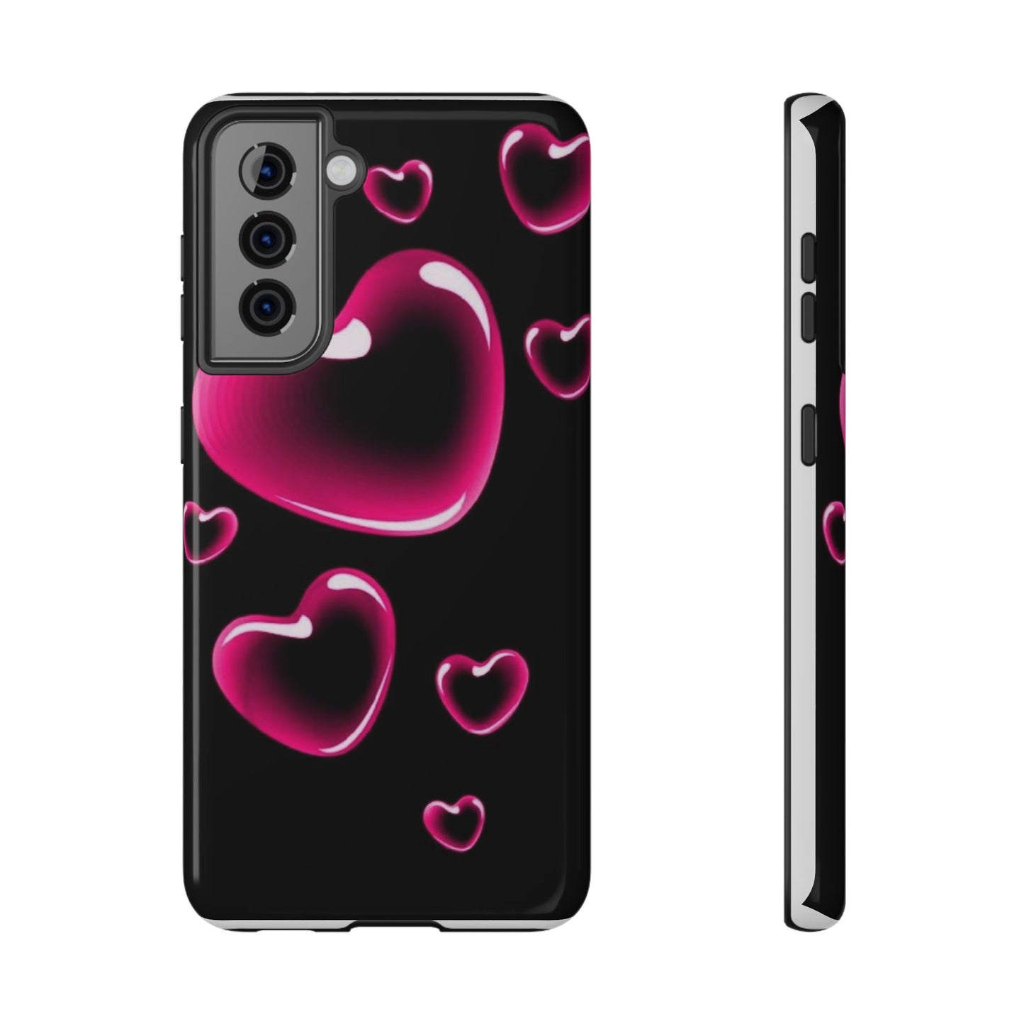 Purple Goth Collage Impact Phone Case — "Think Very Deeply" Protective Cover