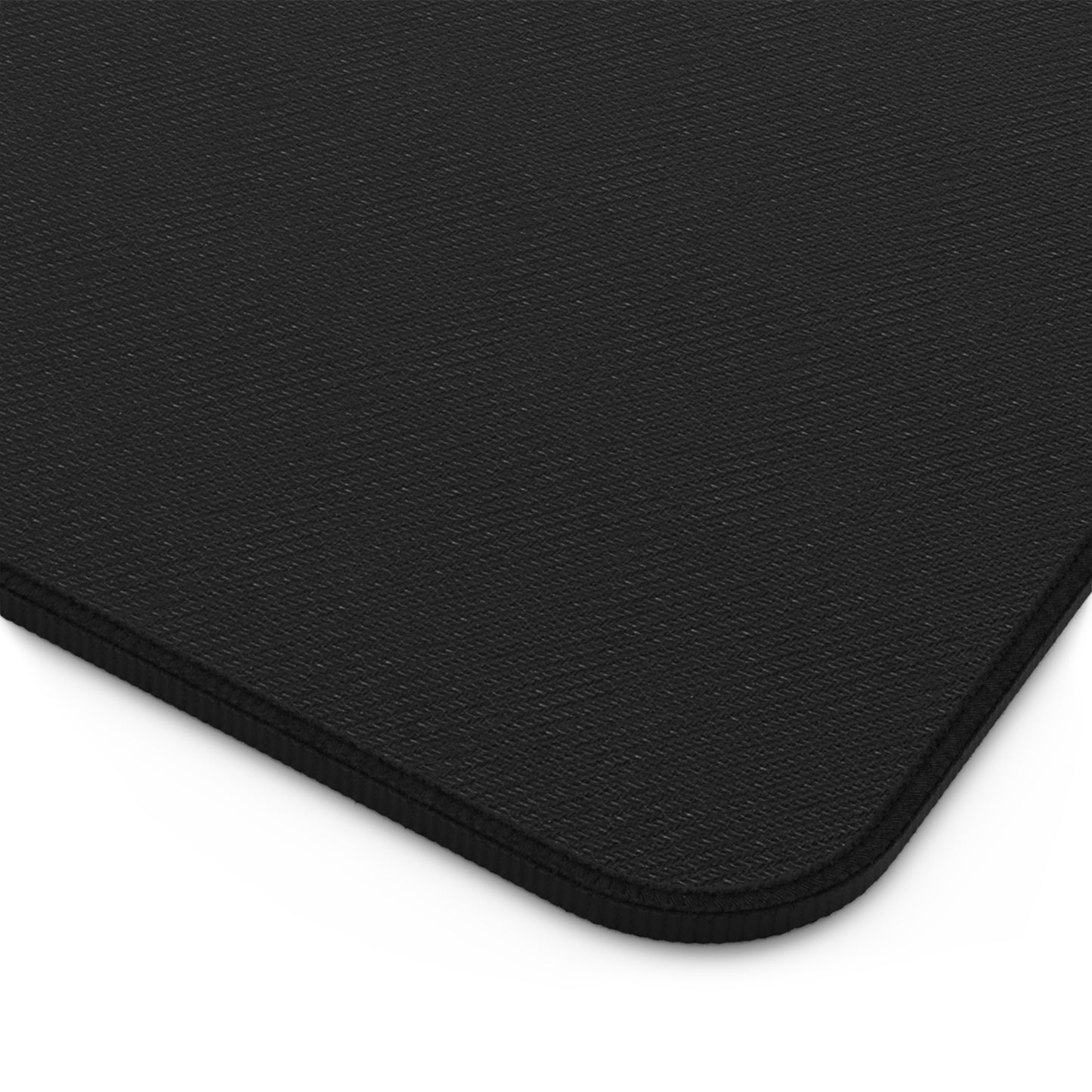 Cracked Asphalt Breakthrough Desk Mat — Black Gamer/Office Mouse Pad