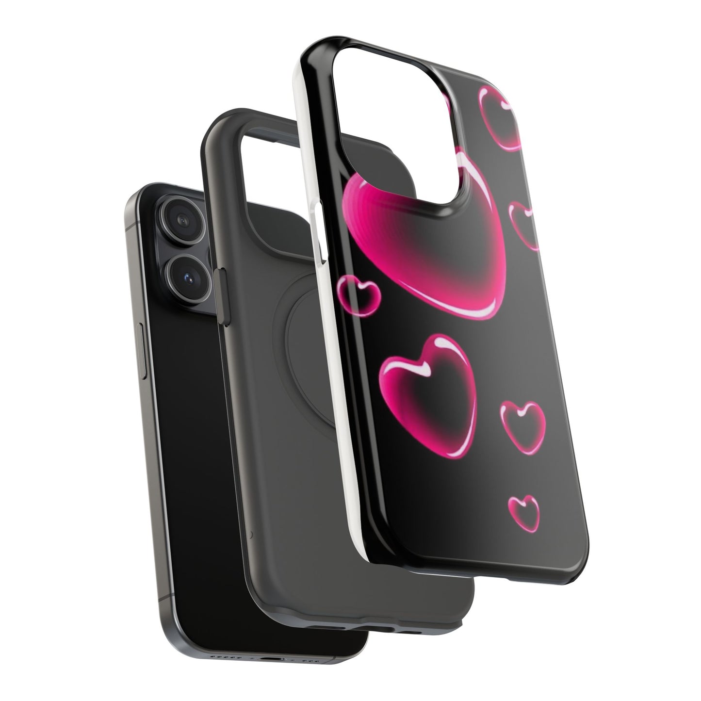 Purple Goth Collage Impact Phone Case — "Think Very Deeply" Protective Cover