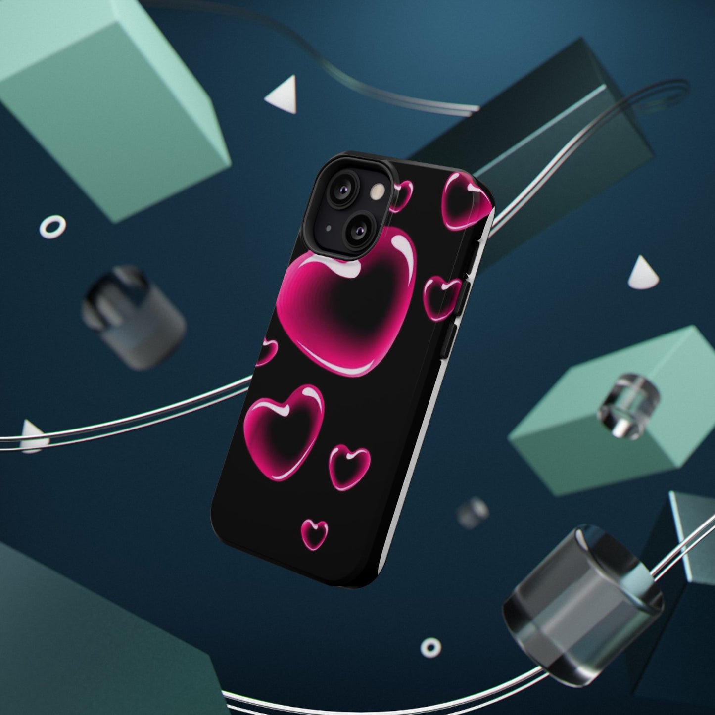 Purple Goth Collage Impact Phone Case — "Think Very Deeply" Protective Cover