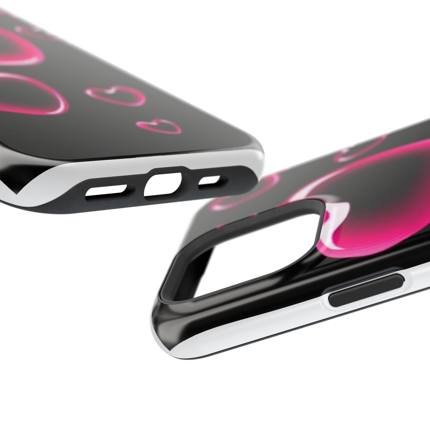 Purple Goth Collage Impact Phone Case — "Think Very Deeply" Protective Cover