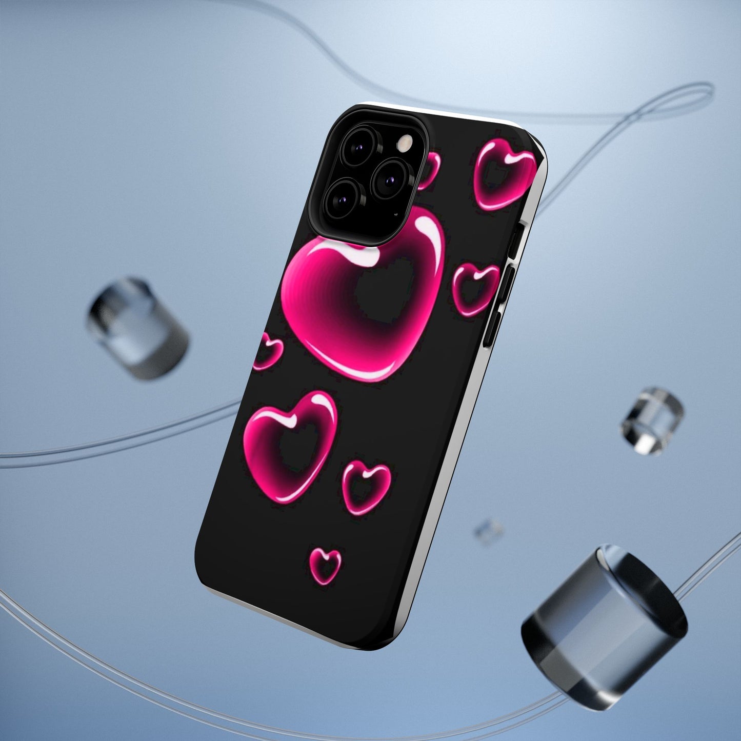 Purple Goth Collage Impact Phone Case — "Think Very Deeply" Protective Cover
