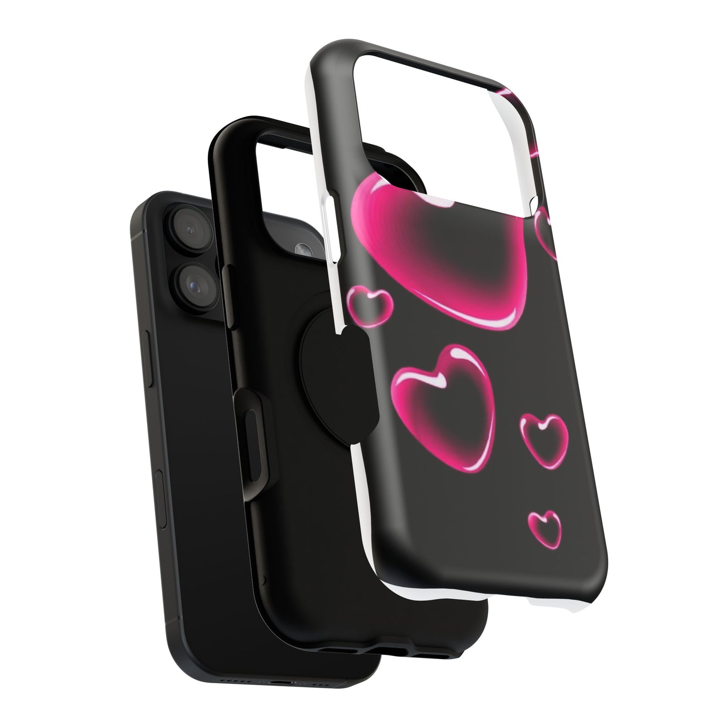 Purple Goth Collage Impact Phone Case — "Think Very Deeply" Protective Cover