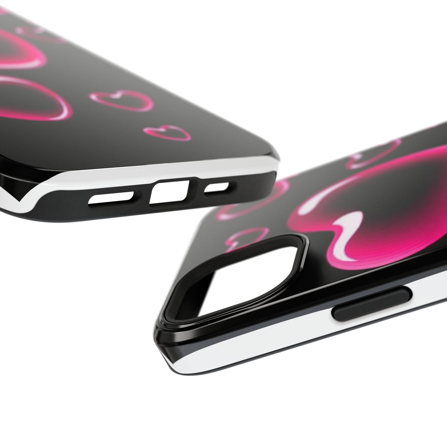 Purple Goth Collage Impact Phone Case — "Think Very Deeply" Protective Cover