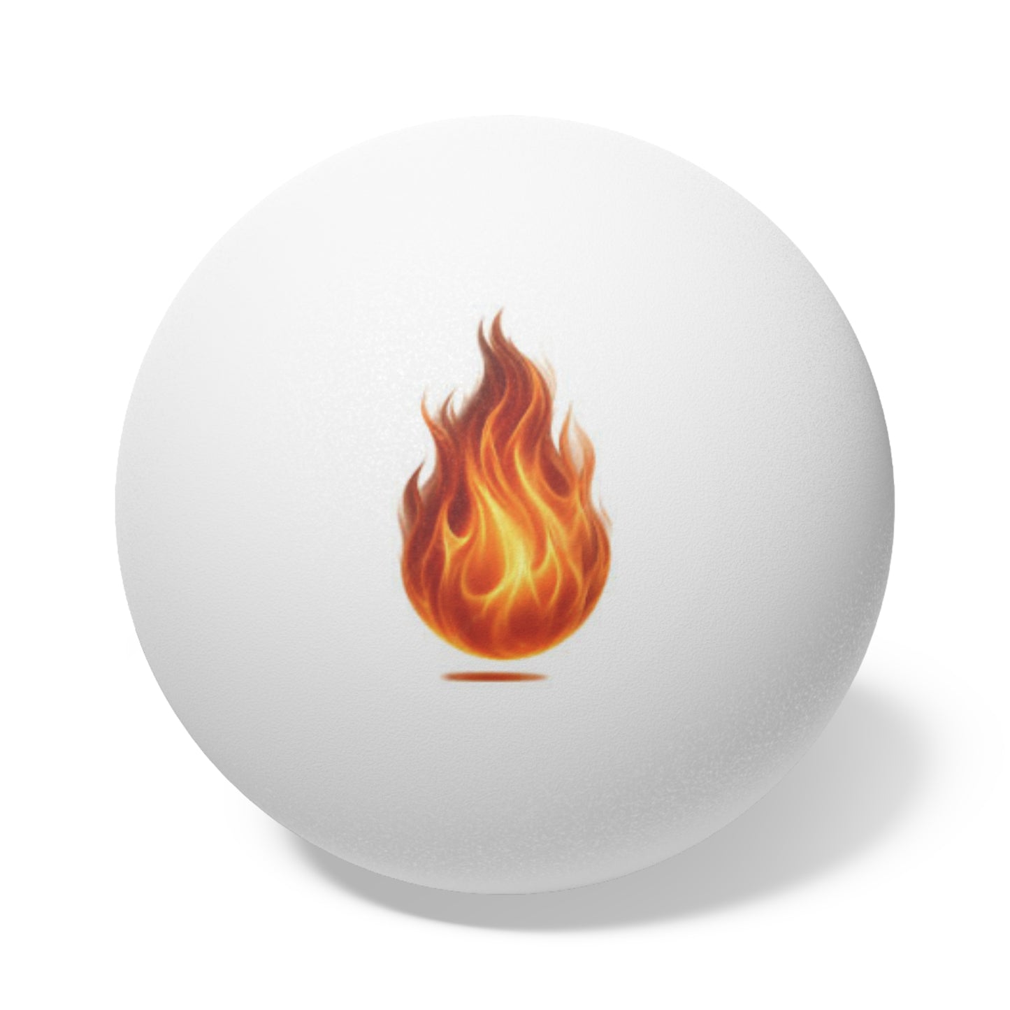 Flame Ping Pong Balls — 6-Pack Fireball Table Tennis Balls