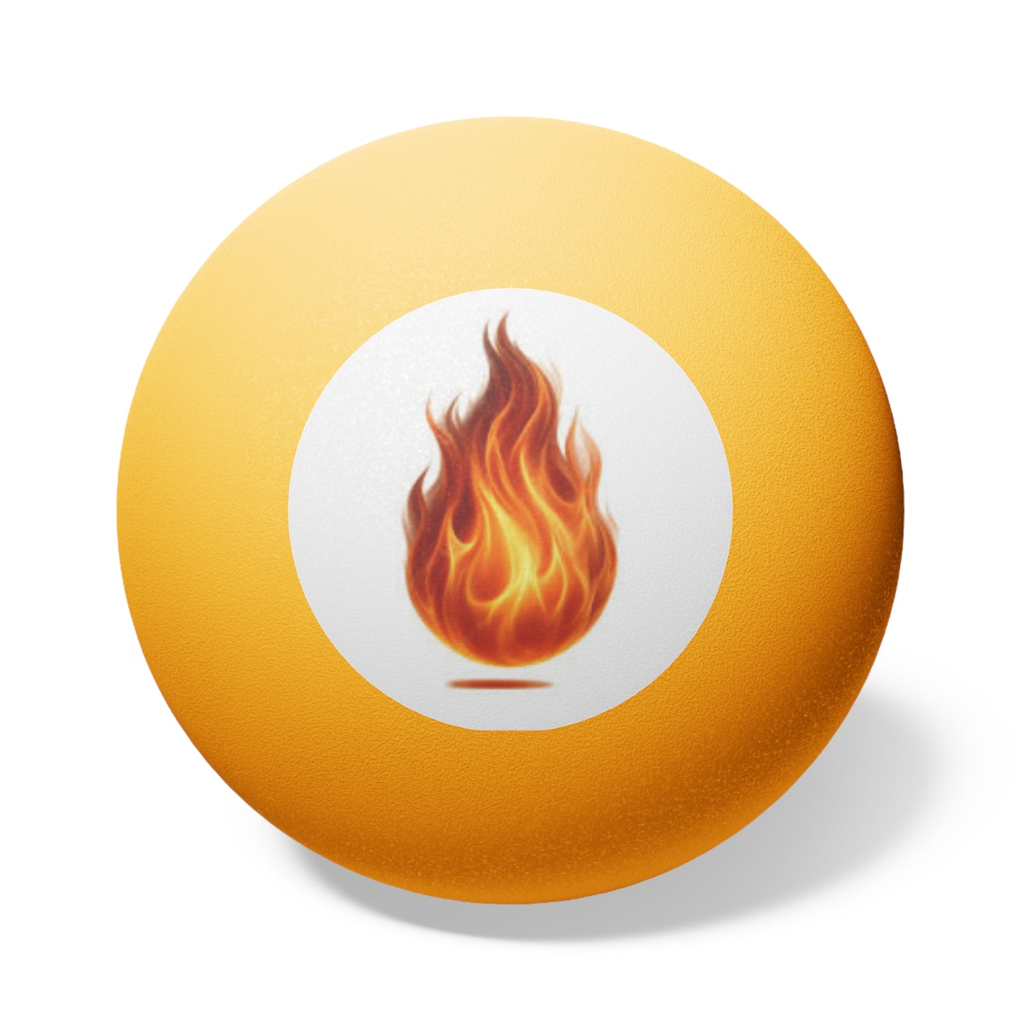 Flame Ping Pong Balls — 6-Pack Fireball Table Tennis Balls
