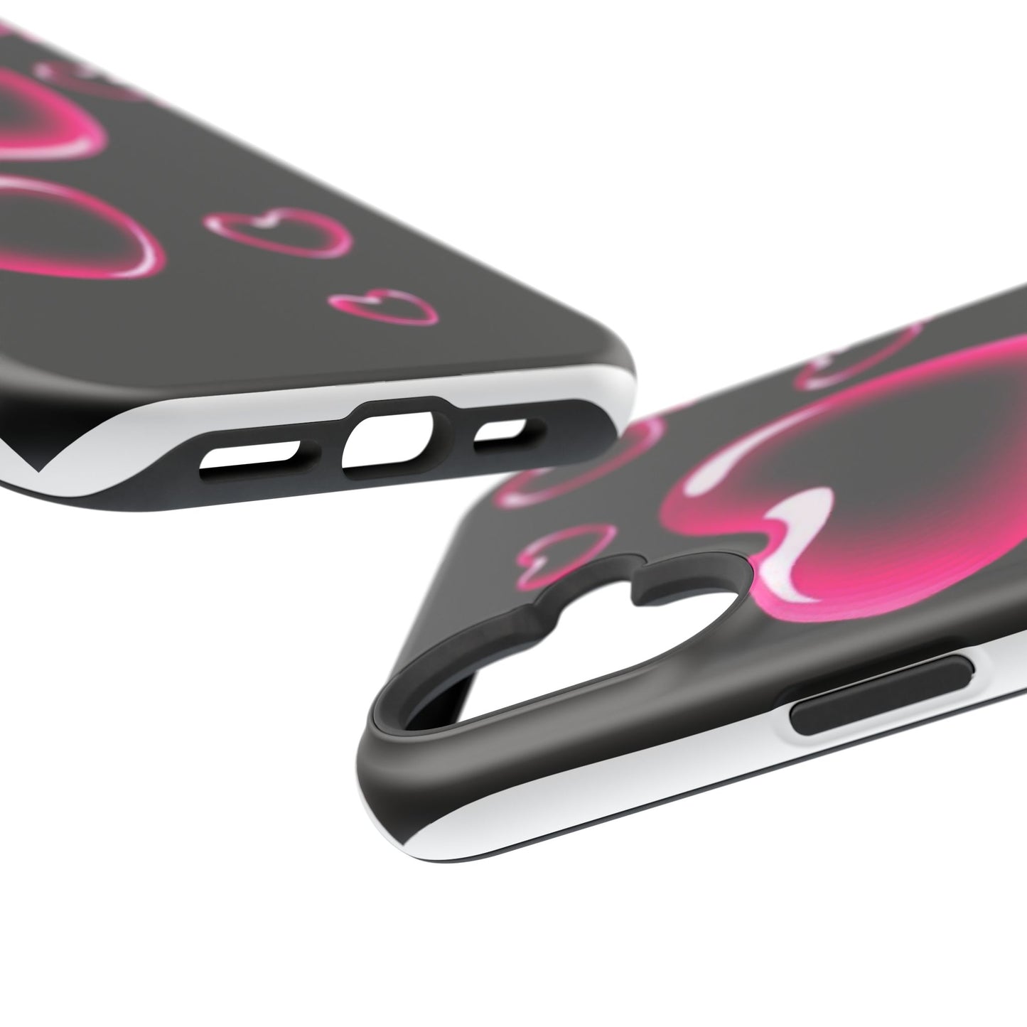 Purple Goth Collage Impact Phone Case — "Think Very Deeply" Protective Cover