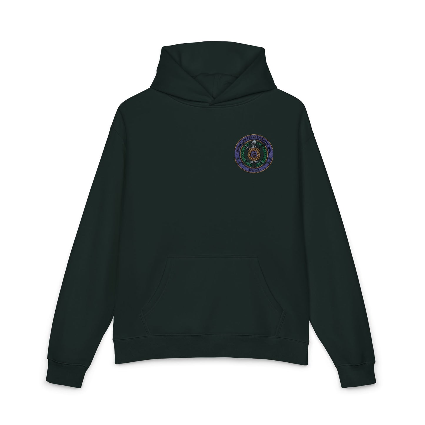 Relaxed Hoodie - Celestial Mandala Emblem Cozy Pullover