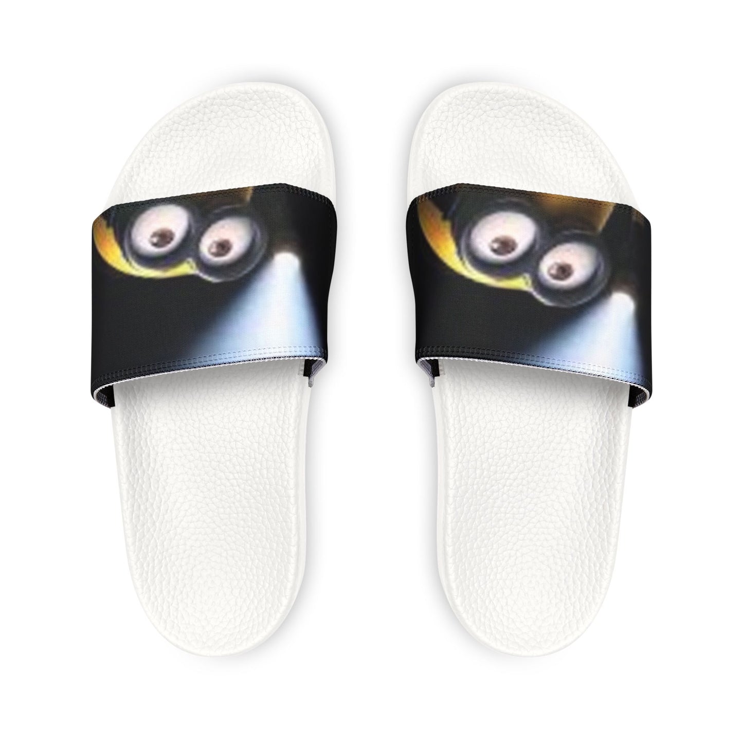 Men's Cartoon Minion Face Slide Sandals