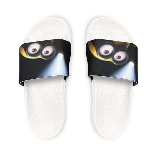 Men's Cartoon Minion Face Slide Sandals