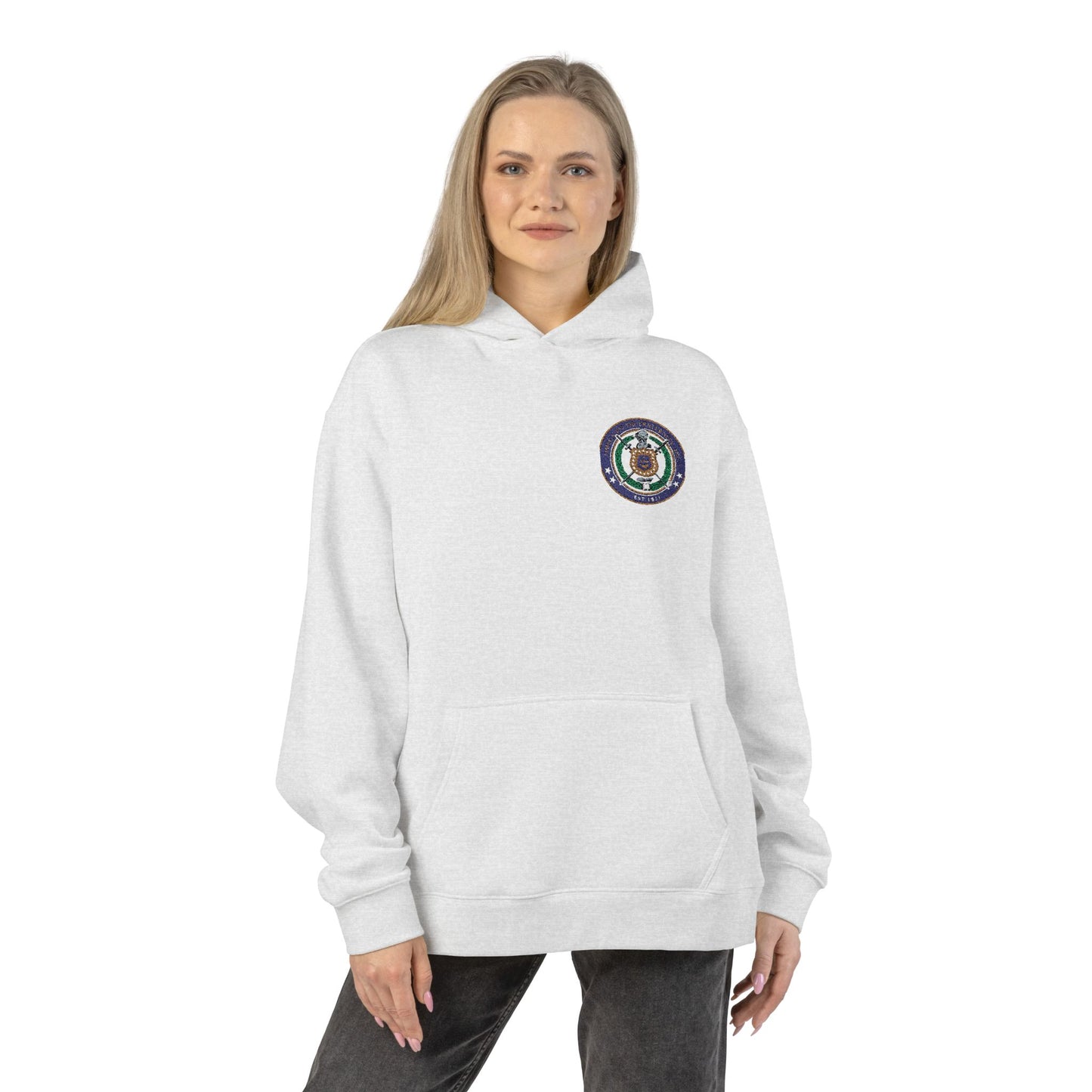 Relaxed Hoodie - Celestial Mandala Emblem Cozy Pullover