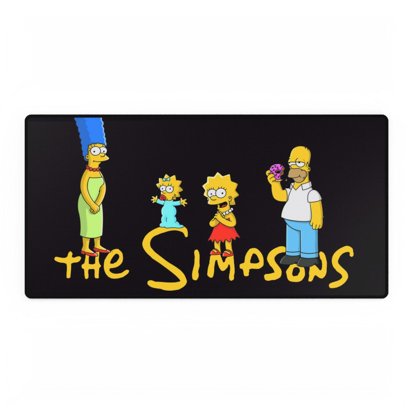 The Simpsons Desk Mat — Family Cartoon Gaming & Office Mouse Pad
