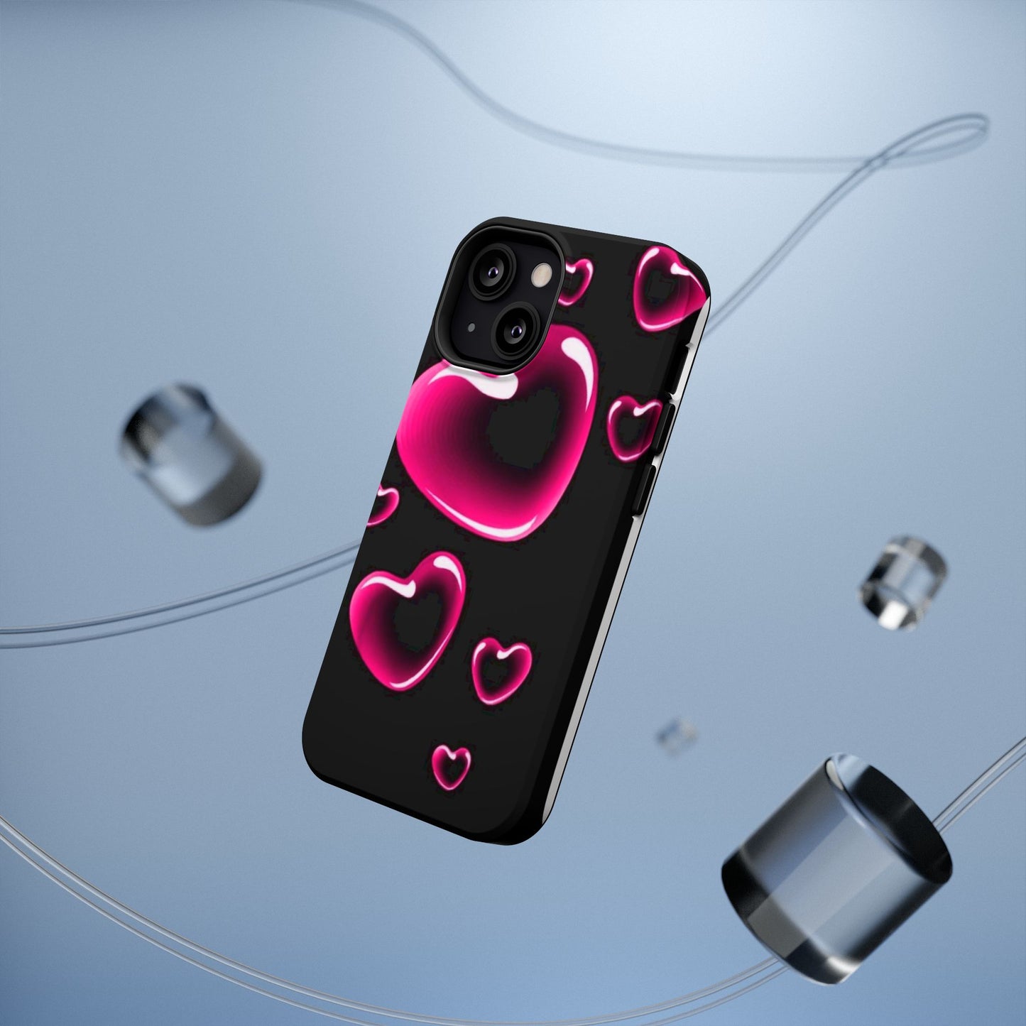 Purple Goth Collage Impact Phone Case — "Think Very Deeply" Protective Cover
