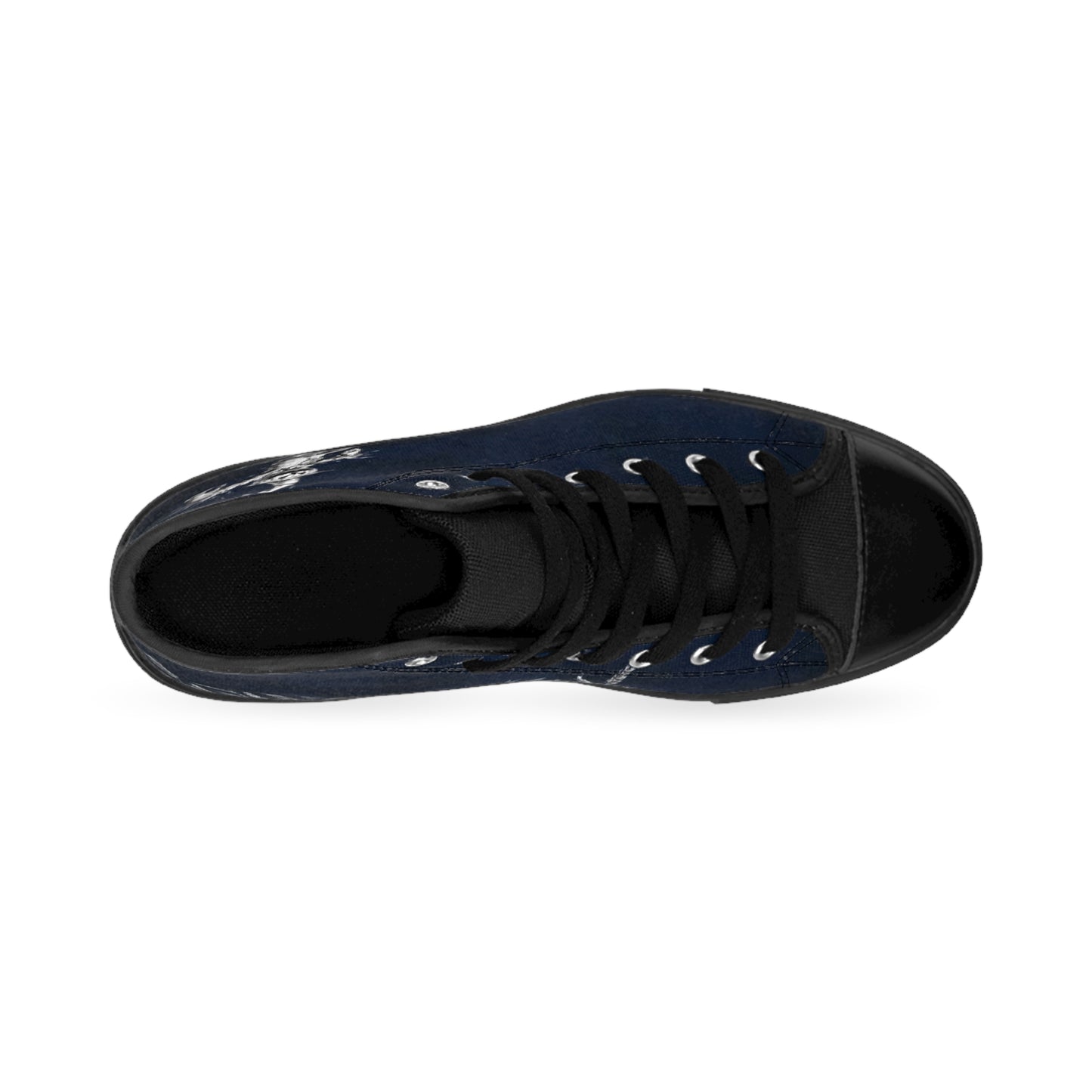 Halloween Scarecrow High-Top Sneakers — Men’s Dark Pumpkin Patch Shoes