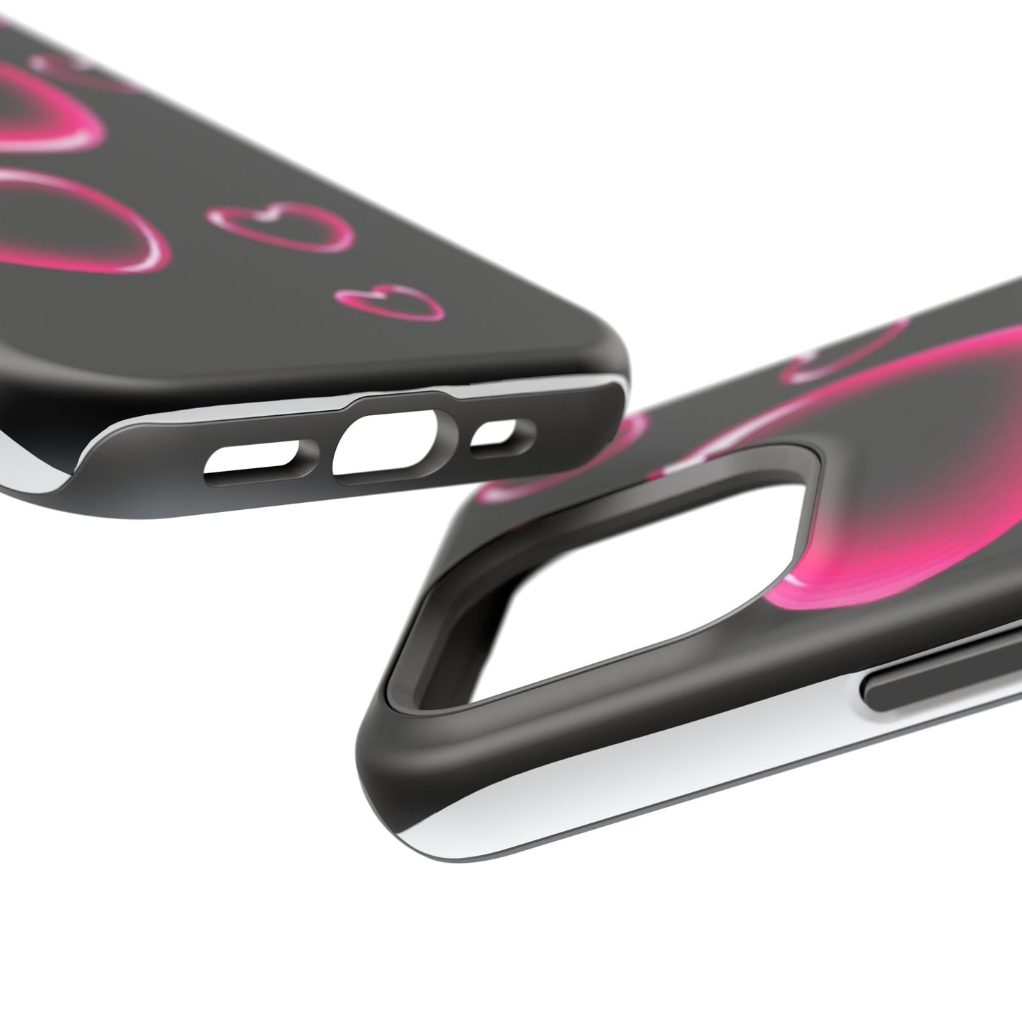 Purple Goth Collage Impact Phone Case — "Think Very Deeply" Protective Cover
