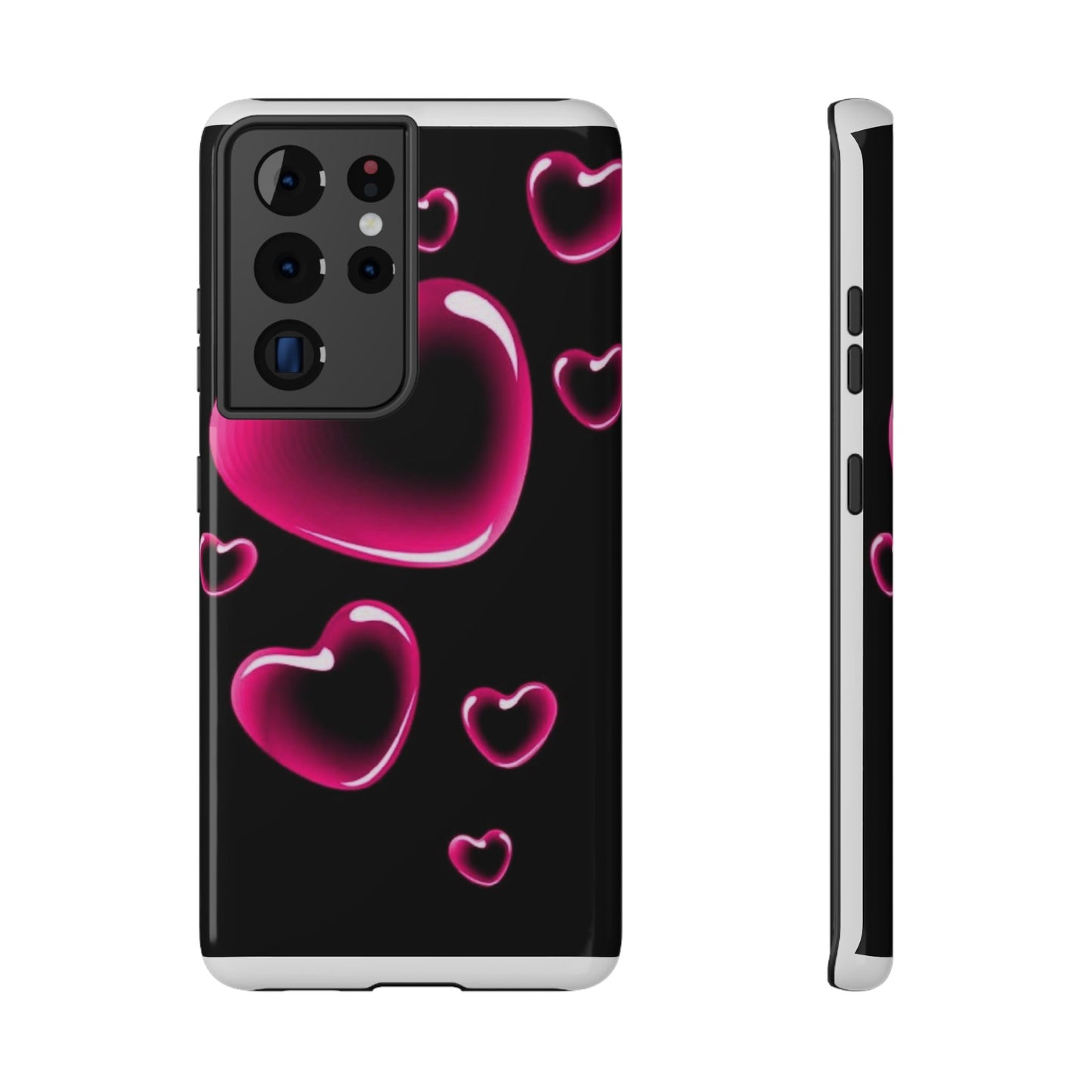 Purple Goth Collage Impact Phone Case — "Think Very Deeply" Protective Cover