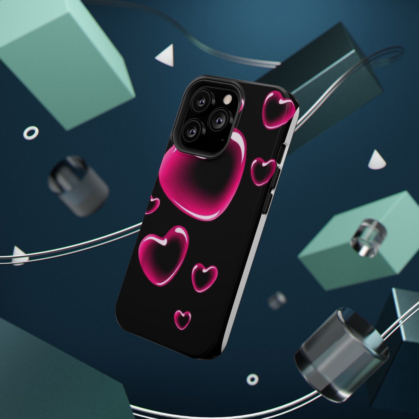 Purple Goth Collage Impact Phone Case — "Think Very Deeply" Protective Cover