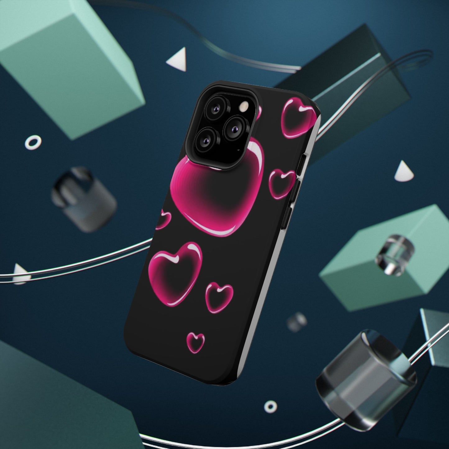 Purple Goth Collage Impact Phone Case — "Think Very Deeply" Protective Cover