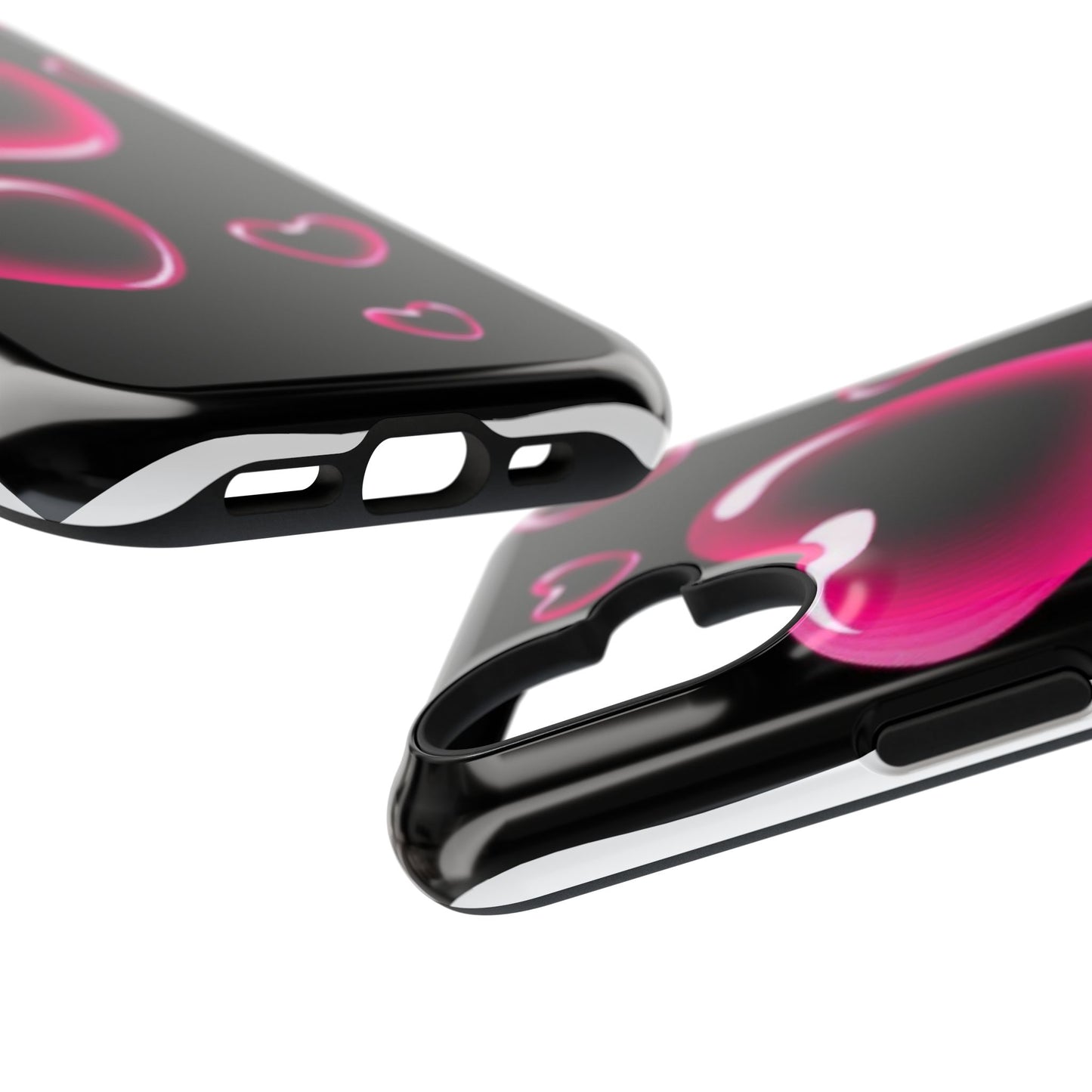 Purple Goth Collage Impact Phone Case — "Think Very Deeply" Protective Cover