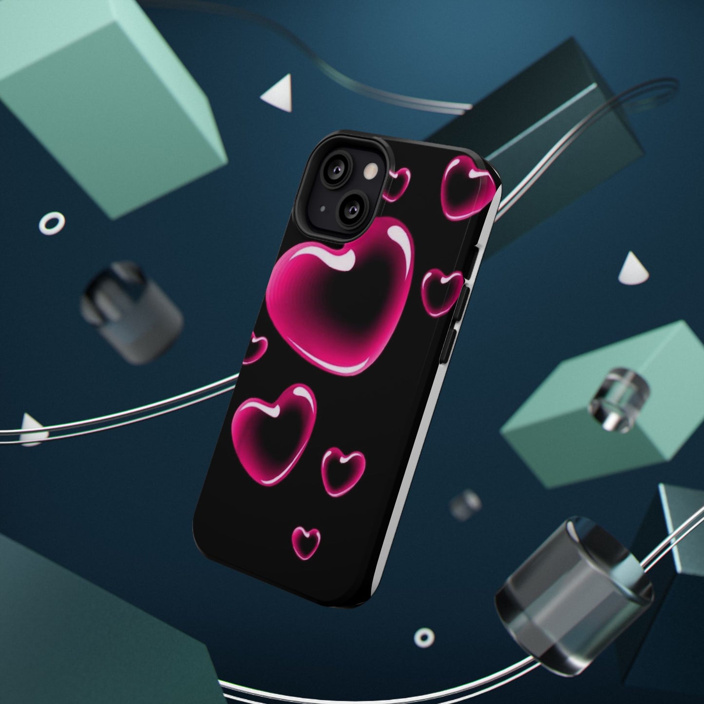 Purple Goth Collage Impact Phone Case — "Think Very Deeply" Protective Cover