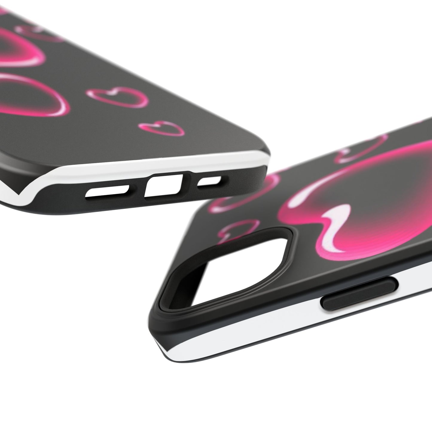 Purple Goth Collage Impact Phone Case — "Think Very Deeply" Protective Cover