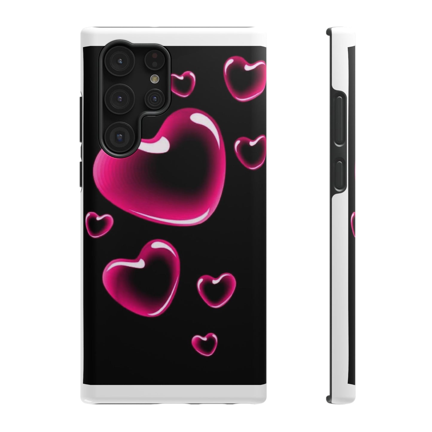 Purple Goth Collage Impact Phone Case — "Think Very Deeply" Protective Cover